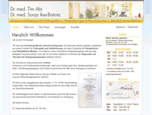 Tablet Screenshot of praxis-lankwitz.de